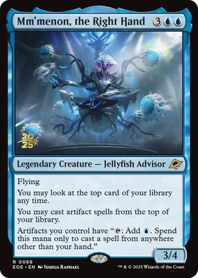 Mm'menon, the Right Hand card from Prerelease Cards