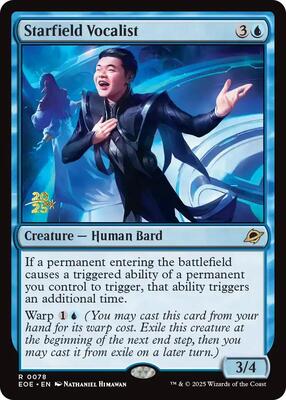Starfield Vocalist card from Prerelease Cards
