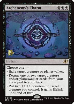 Archenemy's Charm card from Prerelease Cards