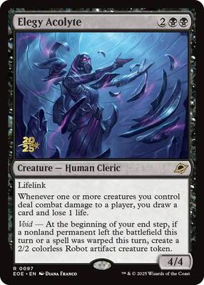 Elegy Acolyte card from Prerelease Cards