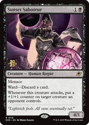 Sunset Saboteur card from Prerelease Cards