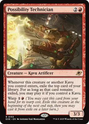 Possibility Technician card from Prerelease Cards