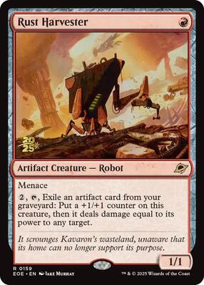 Rust Harvester card from Prerelease Cards
