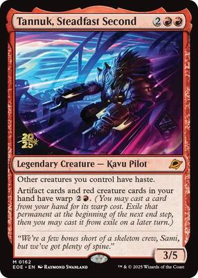 Tannuk, Steadfast Second card from Prerelease Cards