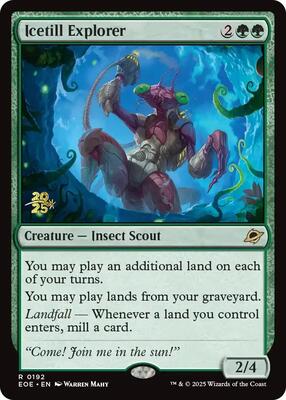 Icetill Explorer card from Prerelease Cards