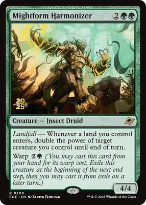 Mightform Harmonizer card from Prerelease Cards