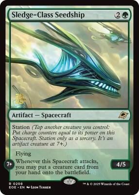 Sledge-Class Seedship card from Prerelease Cards