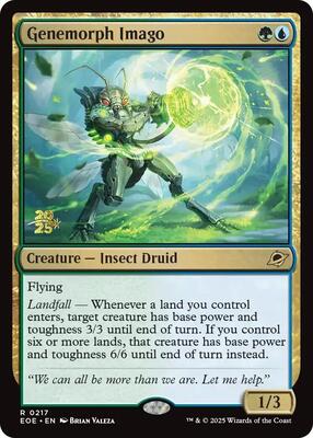 Genemorph Imago card from Prerelease Cards