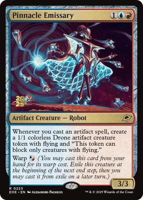 Pinnacle Emissary card from Prerelease Cards