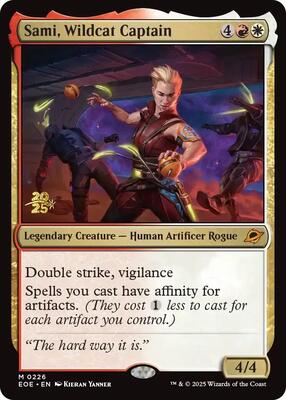 Sami, Wildcat Captain card from Prerelease Cards