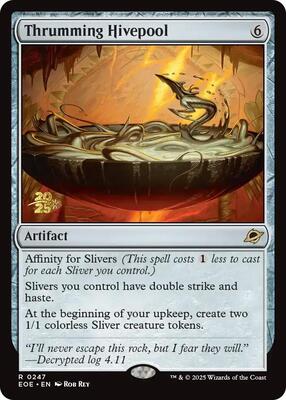 Thrumming Hivepool card from Prerelease Cards