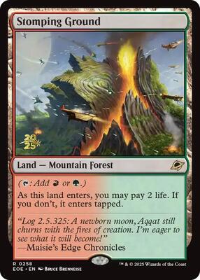 Stomping Ground card from Prerelease Cards