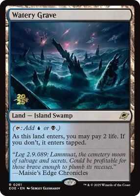 Watery Grave card from Prerelease Cards