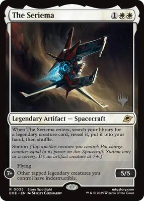 The Seriema card from Promo Pack: Edge of Eternities