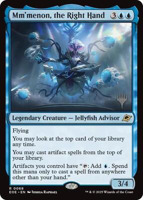 Mm'menon, the Right Hand card from Promo Pack: Edge of Eternities