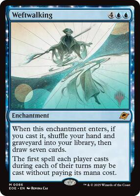 Weftwalking card from Promo Pack: Edge of Eternities
