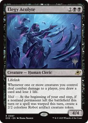 Elegy Acolyte card from Promo Pack: Edge of Eternities