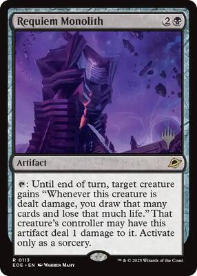 Requiem Monolith card from Promo Pack: Edge of Eternities