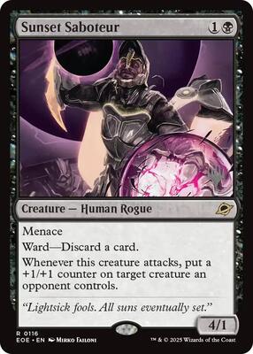 Sunset Saboteur card from Promo Pack: Edge of Eternities