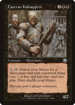 Cateran Kidnappers card from Mercadian Masques