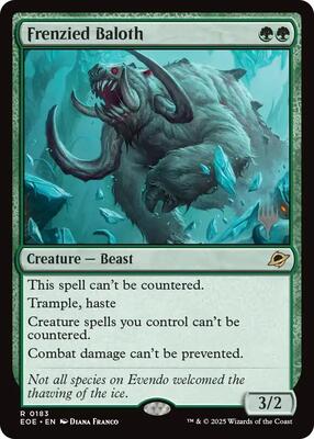 Frenzied Baloth card from Promo Pack: Edge of Eternities