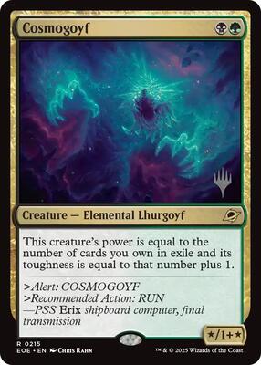 Cosmogoyf card from Promo Pack: Edge of Eternities