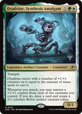 Dyadrine, Synthesis Amalgam card from Promo Pack: Edge of Eternities