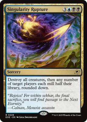 Singularity Rupture card from Promo Pack: Edge of Eternities