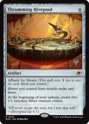 Thrumming Hivepool card from Promo Pack: Edge of Eternities
