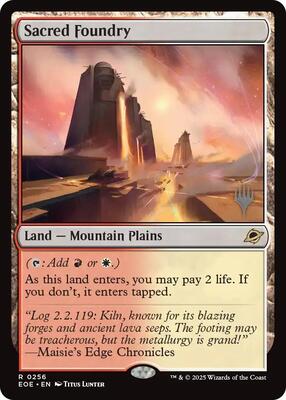 Sacred Foundry card from Promo Pack: Edge of Eternities