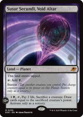 Susur Secundi, Void Altar card from Promo Pack: Edge of Eternities