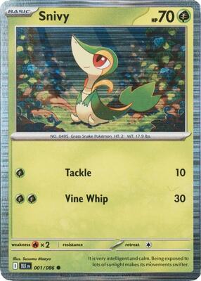 Snivy - 001/086 (Unova Poster Collection) card from Miscellaneous Cards & Products