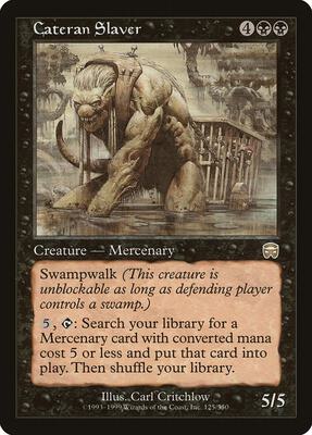 Cateran Slaver card from Mercadian Masques