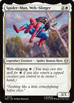 Spider-Man, Web-Slinger card from Marvel's Spider-Man