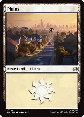 Plains (0194) card from Marvel's Spider-Man