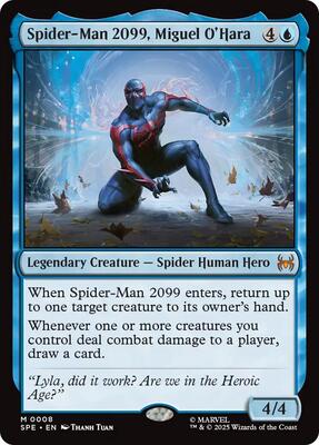Spider-Man 2099, Miguel O'Hara card from Marvel's Spider-Man: Eternal-Legal