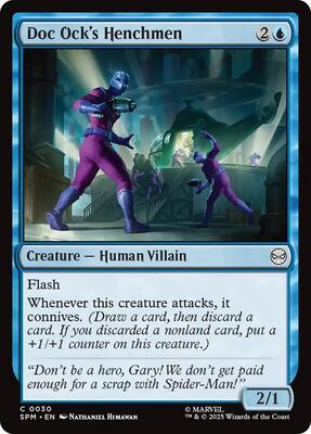 Doc Ock's Henchmen card from Marvel's Spider-Man