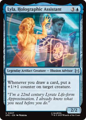 Lyla, Holographic Assistant card from Marvel's Spider-Man: Eternal-Legal