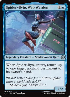 Spider-Byte, Web Warden card from Marvel's Spider-Man