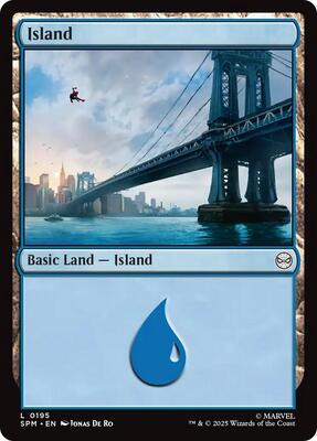 Island (0195) card from Marvel's Spider-Man