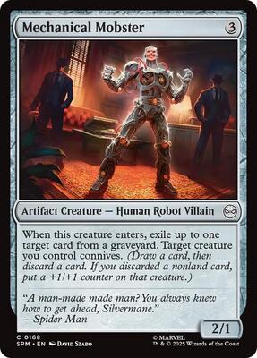Mechanical Mobster card from Marvel's Spider-Man
