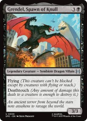 Grendel, Spawn of Knull card from Marvel's Spider-Man: Eternal-Legal