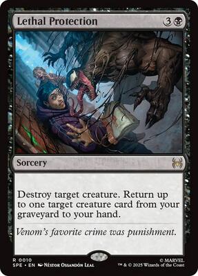 Lethal Protection card from Marvel's Spider-Man: Eternal-Legal