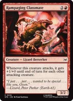 Rampaging Classmate card from Marvel's Spider-Man: Eternal-Legal