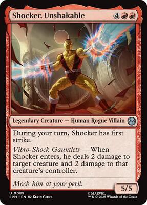 Shocker, Unshakable card from Marvel's Spider-Man