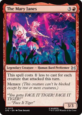 The Mary Janes card from Marvel's Spider-Man: Eternal-Legal