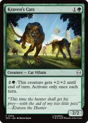 Kraven's Cats card from Marvel's Spider-Man