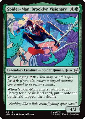 Spider-Man, Brooklyn Visionary card from Marvel's Spider-Man