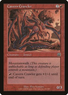 Cavern Crawler card from Mercadian Masques