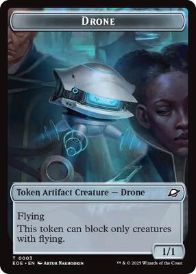 Drone // Lander (0006) Doubled-Sided Token card from Edge of Eternities